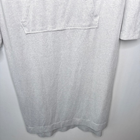 Lauren Ralph Lauren Loungewear Womens Size S Gray Striped Hoodie Casual - Picture 5 of 11